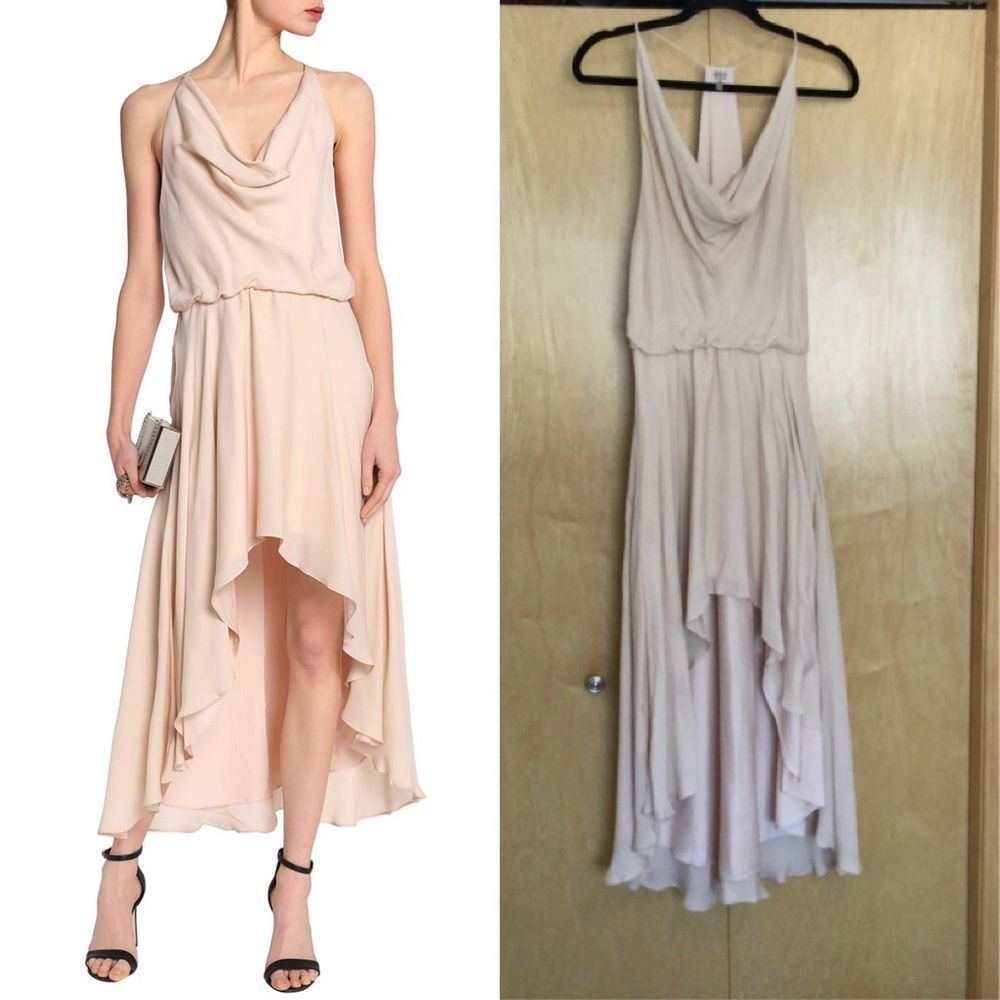 Haute Hippie Lace-up Draped Silk Crepe De Chine - Picture 2 of 8